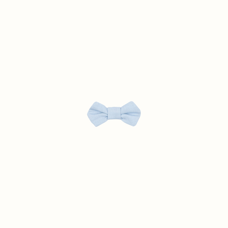 BOW TIE LINEN LIGHT BLUE