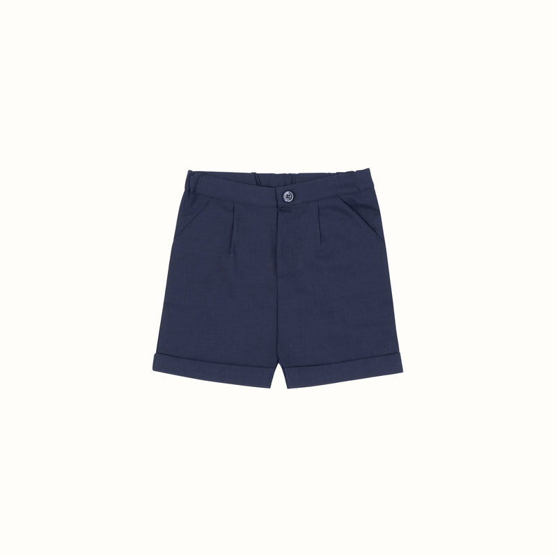 CLASSIC LINEN SHORTS NAVY