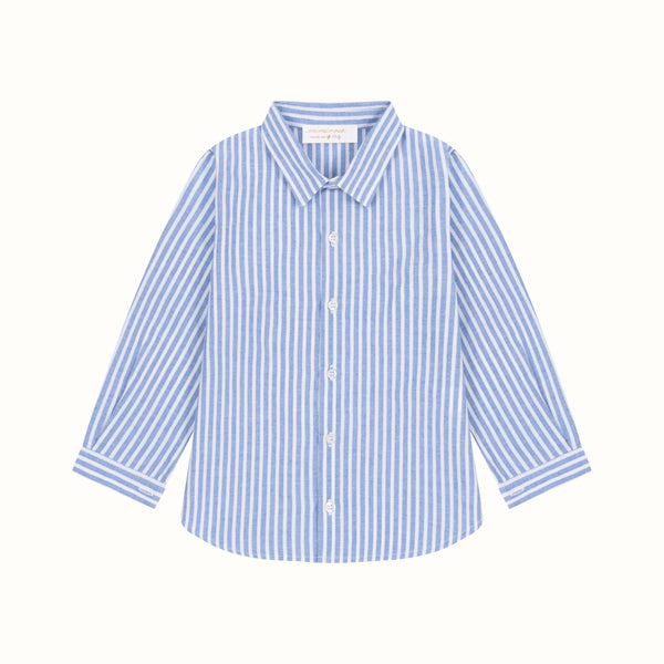 STRIPED SHIRT BLUE