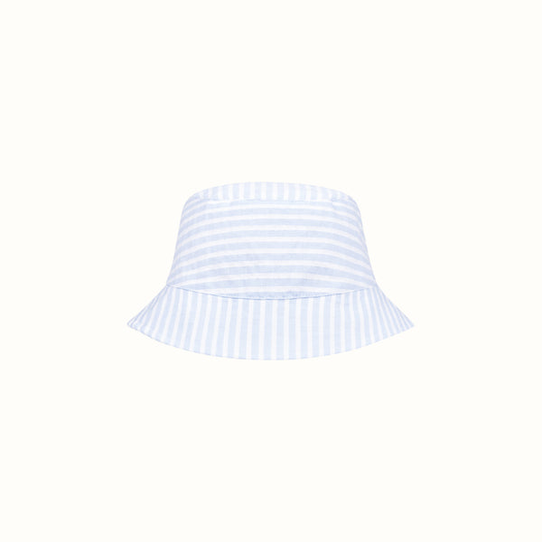 STRIPED HAT LIGHT BLUE