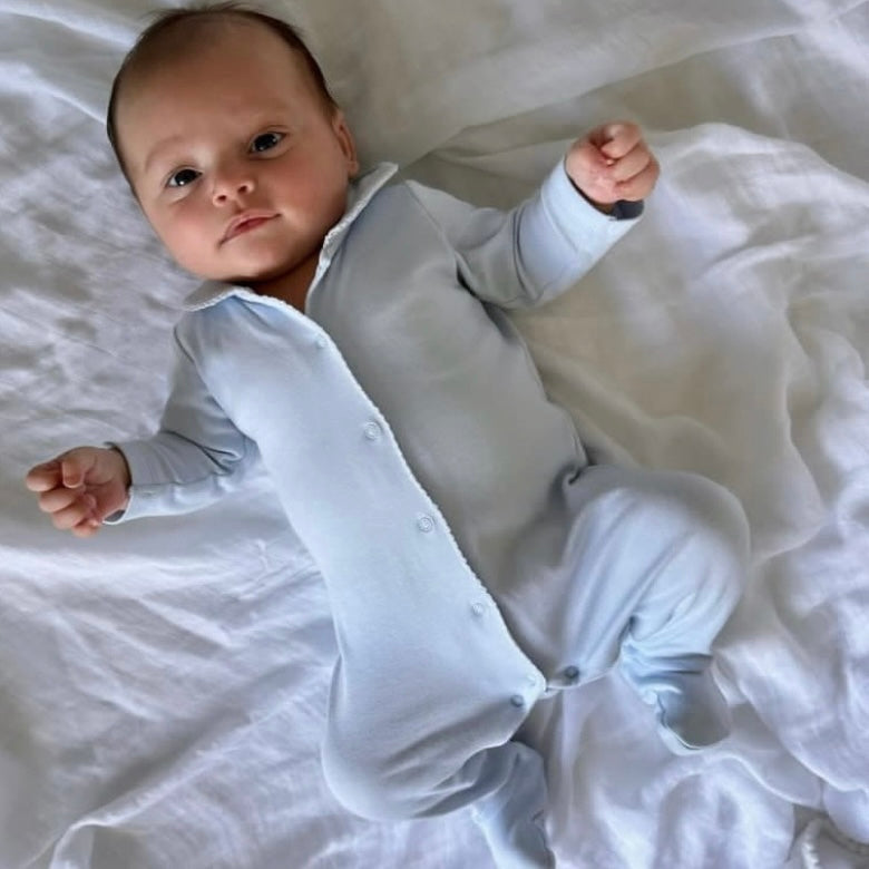 BABY PAJAMAS LIGHT BLUE