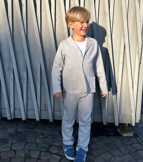 SOFT COTTON JACKET GREY