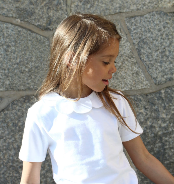 ROUND COLLAR TOP WHITE