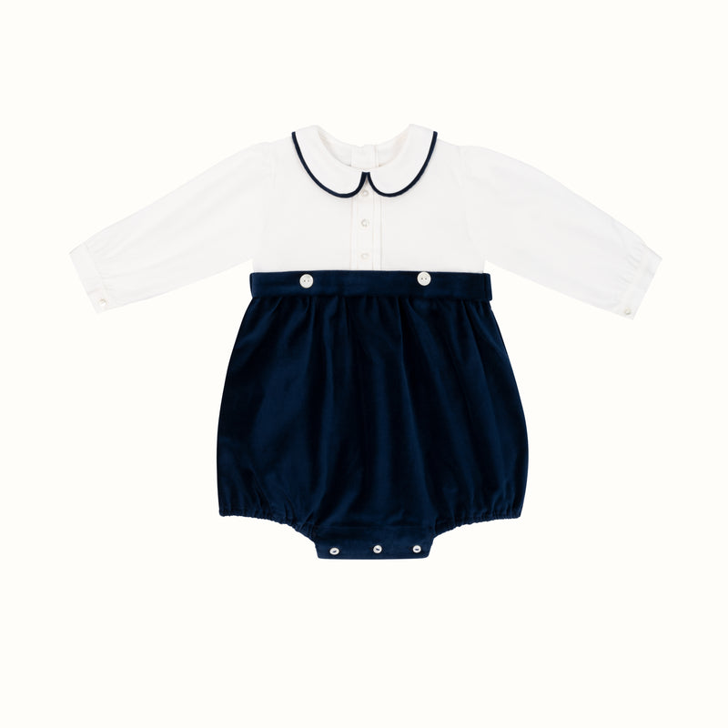 BEAUTIFUL SUIT ROMPER NAVY