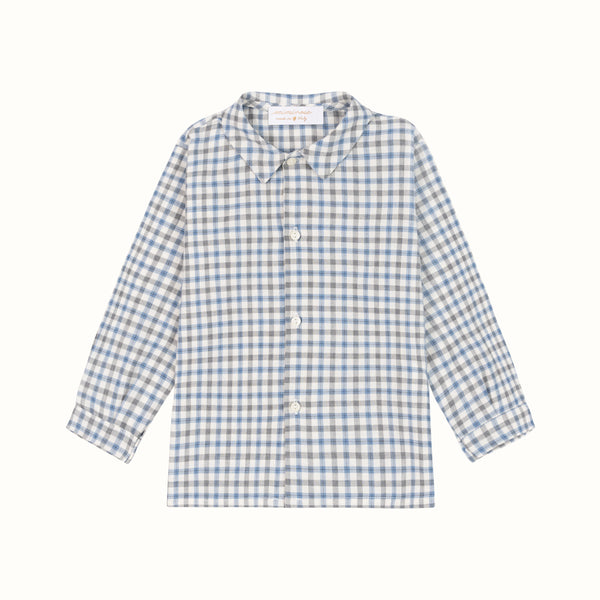 TUSCANY SHIRT CHECKED BLUE