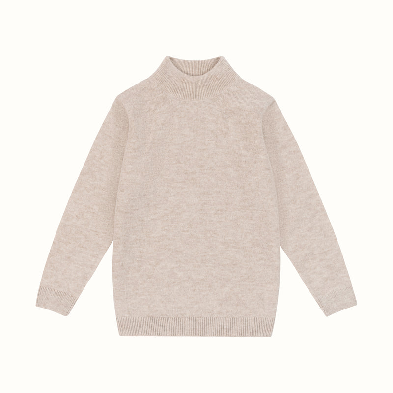 MERINO WOOOL TURTLENECK BEIGE