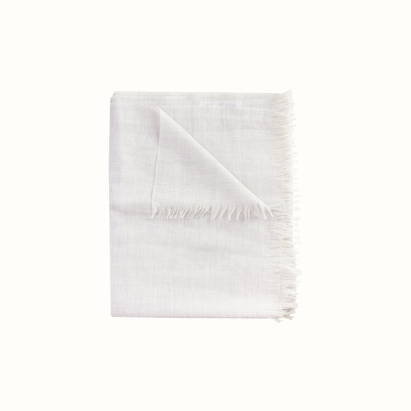 LUXURY CASHMERE SCARF LIGHT GREY