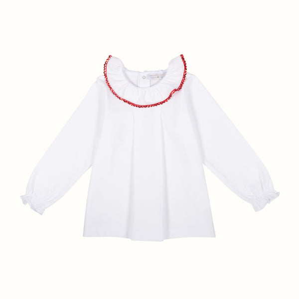 BLOUSE RED SEQUINS