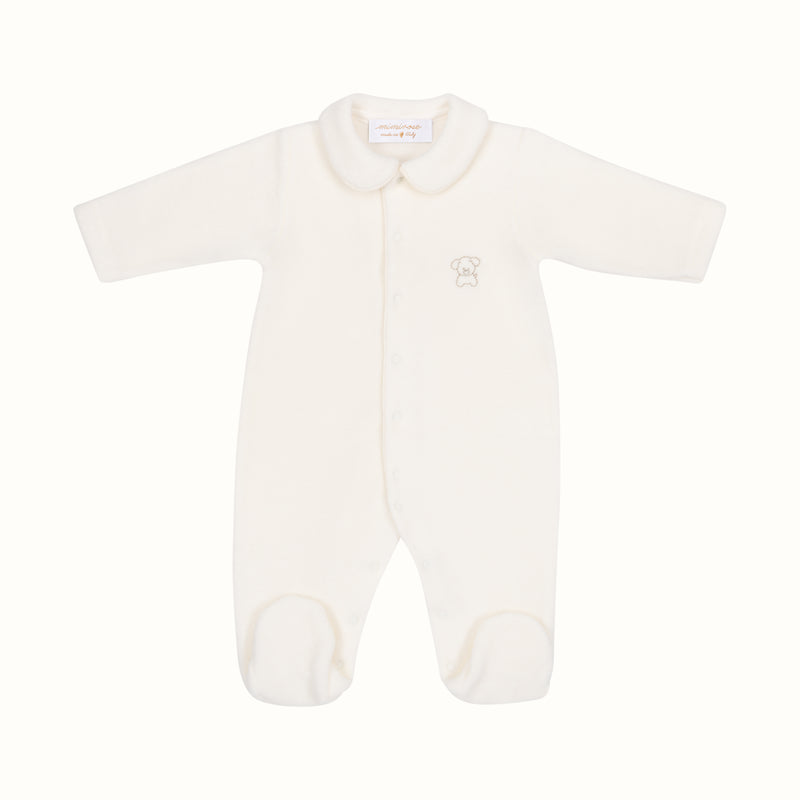 SOFT TEDDY OVERALL OFFWHITE