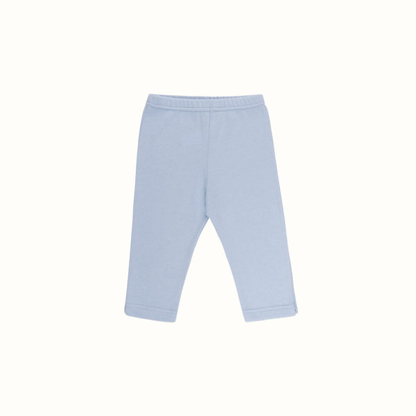 COTTON KNITTED PANTS AVIO BLUE