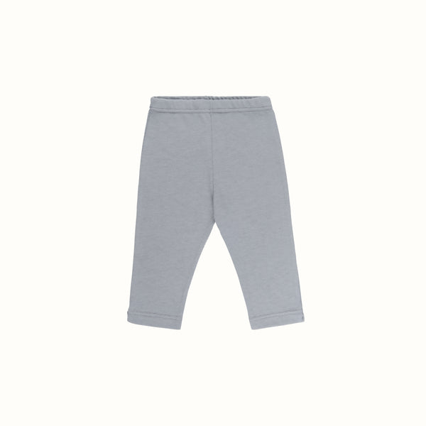 COTTON KNITTED PANTS GREY