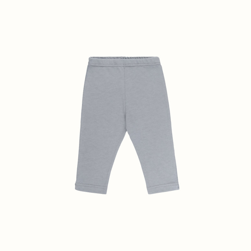 COTTON KNITTED PANTS GREY