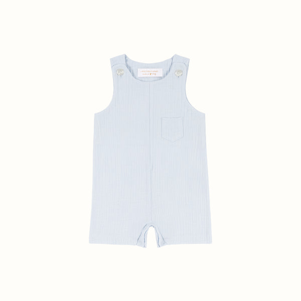 MUSLIN DUNGAREES BABY BLUE