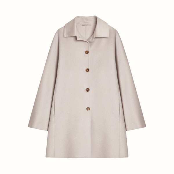 LUXURY CASHMERE COAT LIGHT GREY