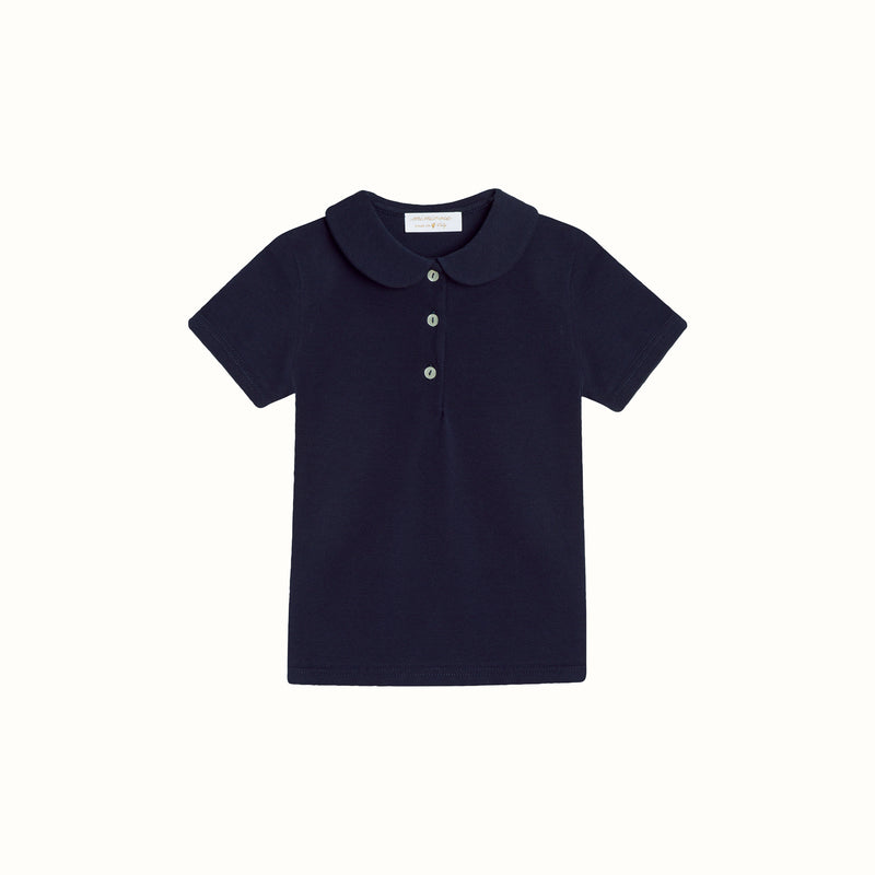 TOP COLLAR BUTTON NAVY